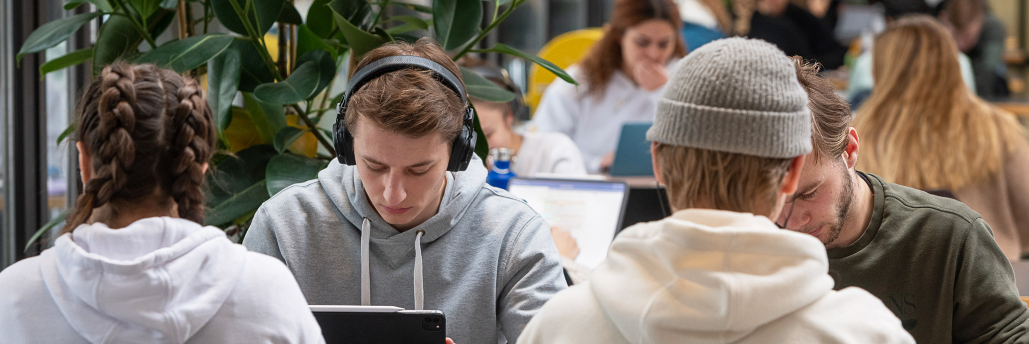 Studierende am Lernen